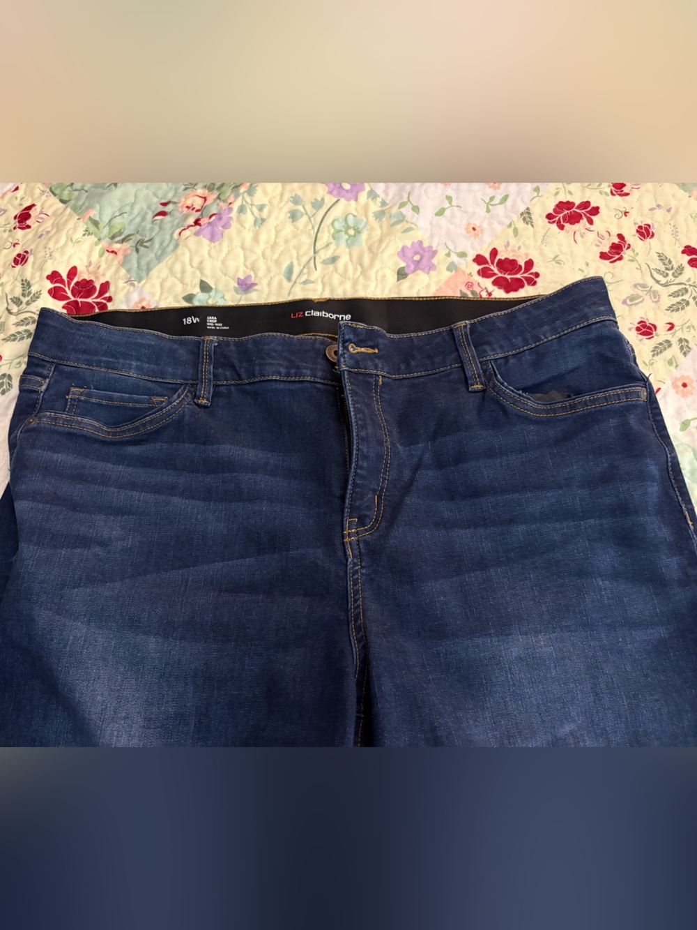 Liz Claiborne Women's Dark Blue Slim Jeans